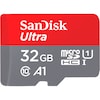 SANDISK SanDisk® 32 GB Ultra® microSDHC™/SDXC™ Speicherkarte, Bis zu 100MB/s, Wasserdicht, SanDisk® Memory Zone App, Inklusive SD™-Adapter